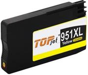 TopJet Generic Replacement Ink Cartridge for HP 951XL CN048AE - Page Yield 1500 pages with 5% Coverage for HP Officejet Pro 251DW / 276DW / 8100 / 8600 / 8610 / 8620 - High Yield Yellow, Retail Box , No Warranty