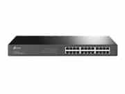 TP-Link 24-Port Gigabit Desktop/Rackmount Switch RJ45 ports, Innovative energy-efficient technology saves power consumption, Supports MAC address self-learning and auto MDI/MDIX, Standard 19-inch rack-mountable steel case, Retail Box, 1 year Limited Warranty