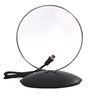 Skyworth Compact Passive DVB T2 Digital Indoor TV Antenna-Frequency: 470-862MHz, Gain: 5-8dBi, Output Impedance: 75Ohm Cable Length: 1.2 Meters, Connector: F- Type Male, Retail Box, 1 year Limit warranty