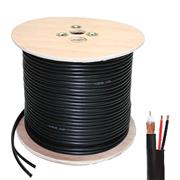 Securnix Siamese Coax cable RG59 + Power Cable 300m Wooden Drum CCA, Retail box, No Warranty