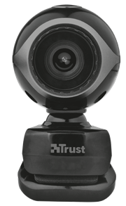 Trust TRS-17003 Exis WebCam - Black/Silver, Retail Box , 1 year Limited warranty