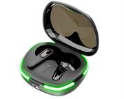 Ezra True Bluetooth5.1 Black Earbuds in a compact LED lit Case, BT 5.1 Sport Headset Earbuds, Control In-ear Earphones with Mic, Charging Case with LED Breathing Lamp & Micro charging Port, Experience True Freedom with Wireless Technology, Charging Cable included, Retail Box , 1 year Limited Warranty