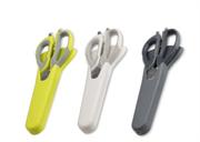 Tevo Multi Purpose Scissor - Green - KMS003 - Super sharp, super strong, All-purpose household tool, Dishwasher safe, Scissors, nut-cracker, screwdriver, bottle opener, knife, Includes FREE powerful magnetic sheath for convenient storage, Comfort non slip grips, Retail Box, 1 year warranty