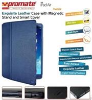 Promate Veil-Air Ultra Slim Promate Protective with Stand Function for iPad Air, Blue, Retail Box, 1 Year Warranty