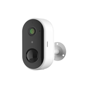 Laxihub W1 1080p Wireless Battery Camera, Outdoor, Brand new stylish design from Italian Red Dot awarded designers, Totally wire-free with single wall mounts(no magnetic mount), Full HD 1080P with 145° wide angle lens and enhanced night vision up to 10 meters, AI powered human motion detection with PIR equipped, Clear Two-Way Audio, Compatible with Amazon Alexa and the Google Assistant, IP65 weatherproof, good for all seasons, Rechargable battery with 10 months standby time/3 months using time, based on 10 times wake up per day, Support SD card up to 128 GB and Arenti Cloud Storage Service, Extra-Long 30-Second Video when motion is detected, 3-Month free trial of cloud storage for rolling 3-day video history based on AWS Amazon cloud and bank-level encryption technology, Retail Box, 1 Year Warranty