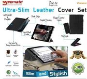 Promate Weave Ultra-Slim Leather Cover Set for iPad Air & iPhone 5/5s , Retail Box , 1 Year Warranty
