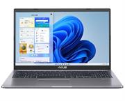 Asus VivoBook X515MA Series Grey Notebook - Intel Celeron Dual Core N4020 1.10Ghz with Turbo Boost up to 2.8Ghz 4MB L3 Cache Processor, 4GB DDR4-2400 SO-Dimm Memory, Supports 8GB Max Mem, 1 Memory slot, 256GB SSD Solid State Hard Drive PCIe, NO optical drive, 15.6" WXGA HD (1366 x 768 resolution) LED Backlit Display, Intel UHD Graphics 600, 802.11ac Wireless Lan, Bluetooth, Webcam, 2 Cell battery, Standard US Keyboard, 1x Type-C USB 3.2 (Gen 1), 1x Type-A USB 3.2 (Gen 1), 2x USB 2.0 ports, HDMI output, ASUS SonicMaster Audio, 1.8 kg, Microsoft Windows 11 Home 64 bit Edition, Retail Box, 1 Year Warranty