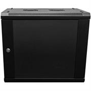 NetiX 19" 9U 600X450 Fixed Wall Mount Server Cabinet, Retail Box , 1 year warranty