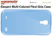 Promate Akton-S4 Elegant Multi-Colored Flexi-Grip Case for Samsung Galaxy S4-Blue Retail Box 1 Year Warranty