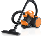 Bennet Read Zoom Cylinder Vacuum Cleaner - Airflow Regulator, Cyclonic Airflow, Multi Surface Floor Cleaning Head, One Touch To Empty Button, Large Easy Rolling Wheels, Automatic Cord Rewind Button, Retail Box, 1 Year Warranty
