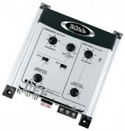 Boss Audio 2-way Electronic Crossover w/Remote level subwoofer control-0 - 12 dB bass boost, Variable high pass crossover-50Hz -1.5kHz, Retail Box, 1 year warranty