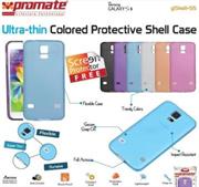 Promate Gshell S5 ,Ultra-thin Colored Protective Shell Case for Samsung Galaxy S5 Colour:Blue, Retail Box , 1 Year Warranty