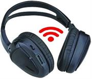 Boss Audio Dual Channel Wireless Infrared Headphones (Sold Individually),For use in cars, trucks, motorhomes, and other vehicles with 12V video-Black, Retail Box, 1 year warranty