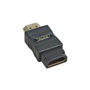 UniQue HDMI Male to Female adaptor 90 degree, Retail Box, No Warranty