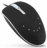 UniQue PS/2 Mouse With Carry Pouch - Black, Retail Box , 1 year Limited warranty