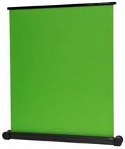 Esquire Pull Up Mobile Chroma Key Green Screen 150 X 180cm-Homogeneous Green On Polyester Fabric For Optimal Chroma Keying, Double Scissor Joint System With Spring Mechanism, Feet integrated in the housing, no trip hazard, Lightning fast assembly and disassembly with only 2 handles, Retail Box , 1 year Limited Warranty