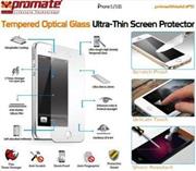 Promate Primeshield.Ip5 Premium Ultra-Thin Tempered Optical Glass Screen Protector For Iphone 5, Retail Box , 1 Year Warranty