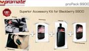 Promate Propack.9900 Blackberry 9900 Kit, Retail Box , 1 Year Warranty