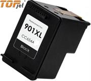 TopJet Generic Replacement Single Black Officejet Ink Cartridge CC654AE for HP901XL- Black Single Ink Cartridge, Page Yield 700 Pages with 5% Coverage for use with HP Officejet 4500 Desktop All-in-One Printer (CM753A), HP Officejet 4500 All-in-One Printer (CB867A), HP Officejet 4500 Wireless All-in-One Printer (CN547A), HP Officejet J4660 All-in-One Printer (CB786A), HP Officejet J4580 All-in-One Printer (CB780A), High Yield Black, Retail Box, No Warranty