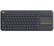 Logitech K400+ Wireless Touch Keyboard With Multi Touch Touchpad, Logitech Unifying protocol (2.4GHz), 2 x AA Battery, Retail Box , 1 year Limited warranty.