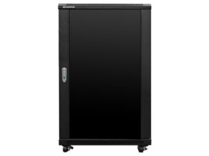 linkbasic 18u 600 deep cabinet 2 fans & 2 shelves
