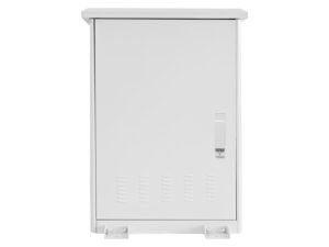 scoop 18u 600mm deep outdoor cabinet with 2 fans