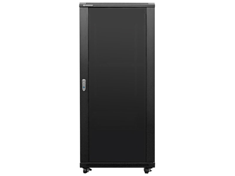 linkbasic 27u 1m deep cabinet 4 fans & 2 shelves