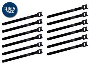 linkbasic reusable cable tie 200x12mm 12 pack