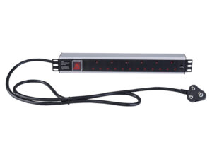 linkbasic 6 way aluminium moulded rack mount pdu
