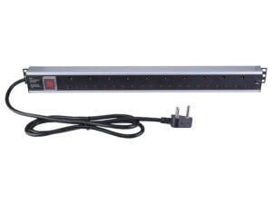 linkbasic 10 way aluminium moulded rack mount pdu