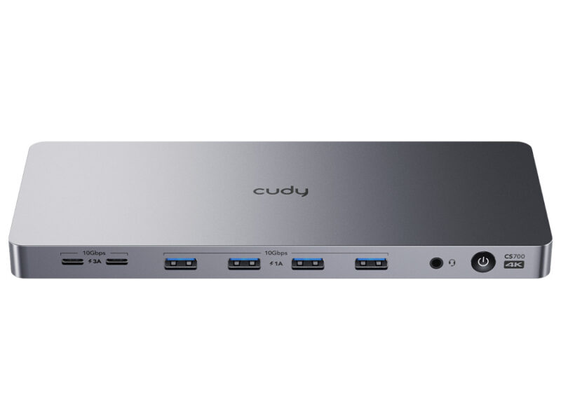 cudy dual 4k 10gbps usb a & usb c gigabit ethernet docking station | cs700