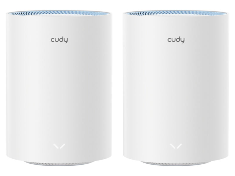 cudy dual band wifi 5 1200mbps fast ethernet mesh 2 pack | m1200 (2 pack)