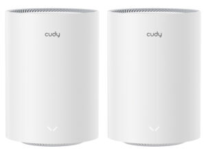 cudy dual band wifi 6 3000mbps multi gigabit mesh 2 pack | m3000 (2 pack)