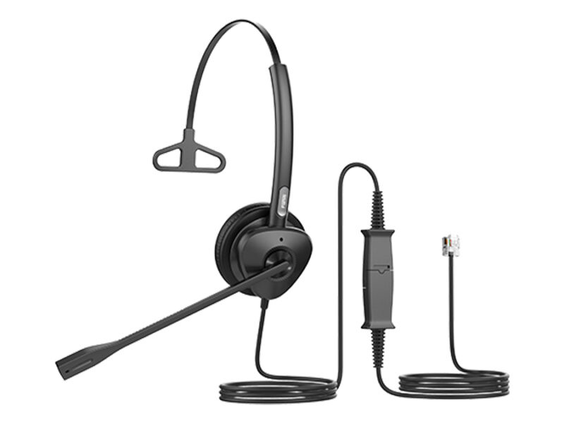 fanvil monaural rj9 headset with microphone | ht301