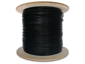 scoop fibre outdoor 2 core dual purpose drop cable 1km