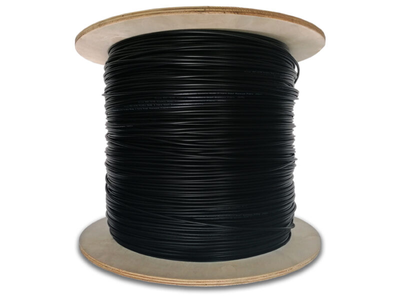 scoop fibre outdoor 2 core dual purpose drop cable 1km
