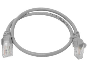 linkbasic 50cm utp cat5e flylead grey