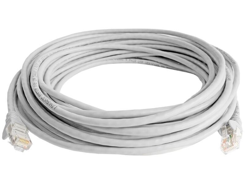 linkbasic 10 metre utp cat5e flylead grey