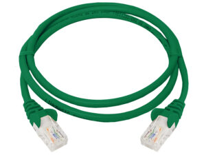 linkbasic 1 metre utp cat5e flylead green