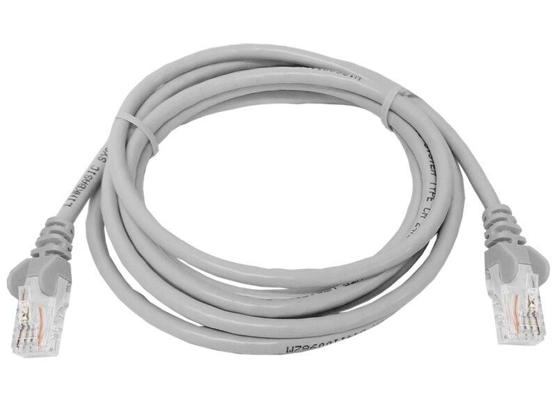 linkbasic 2 metre utp cat5e flylead grey
