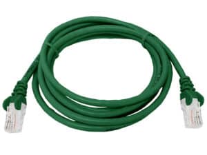 linkbasic 2 metre utp cat5e flylead green