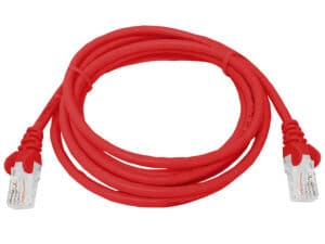 linkbasic 2 metre utp cat5e flylead red