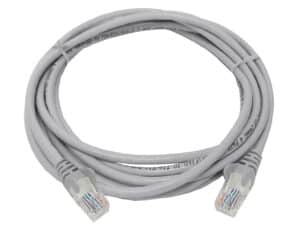 linkbasic 3 metre utp cat5e flylead grey