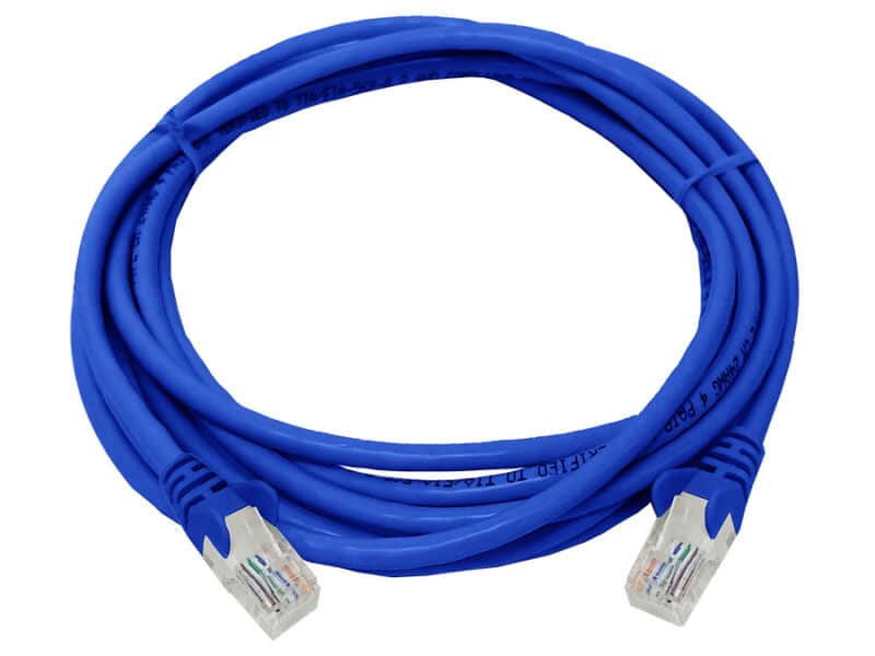 linkbasic 3 metre utp cat5e flylead blue