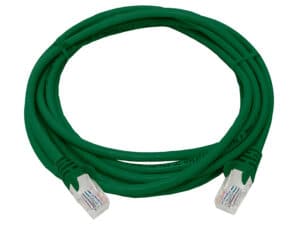 linkbasic 3 metre utp cat5e flylead green