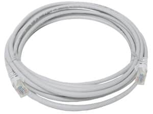 linkbasic 5 metre utp cat5e flylead grey