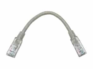 linkbasic 22cm utp cat6 flylead grey