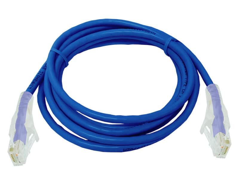linkbasic 2 metre utp cat6 flylead blue