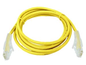 linkbasic 2 metre utp cat6 flylead yellow