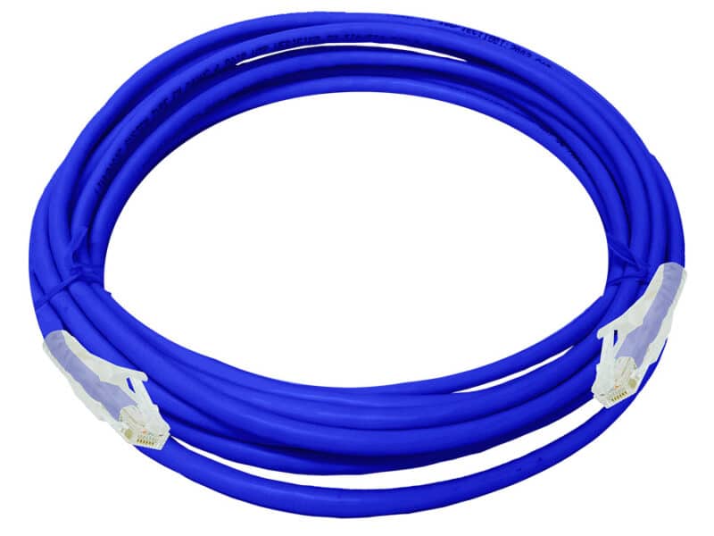 linkbasic 5 metre utp cat6 flylead blue